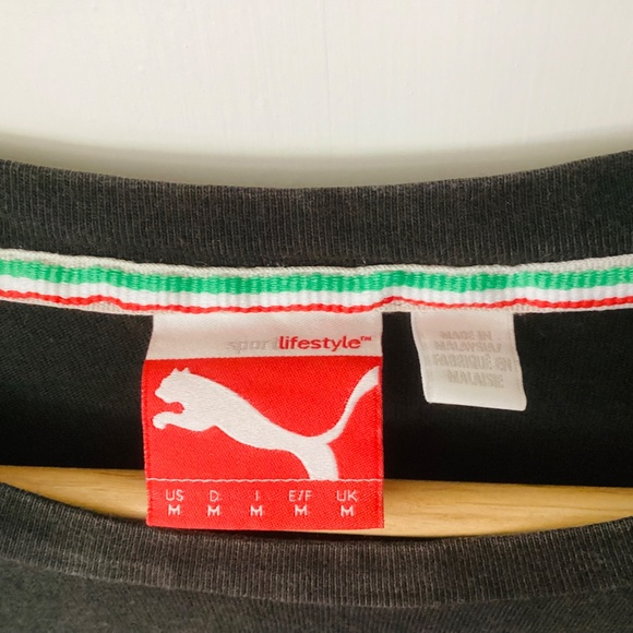 Men’s Authentic Puma Ferrari Black T-shirt size M Formula One Racing Cars Italy - Picture 3 of 13